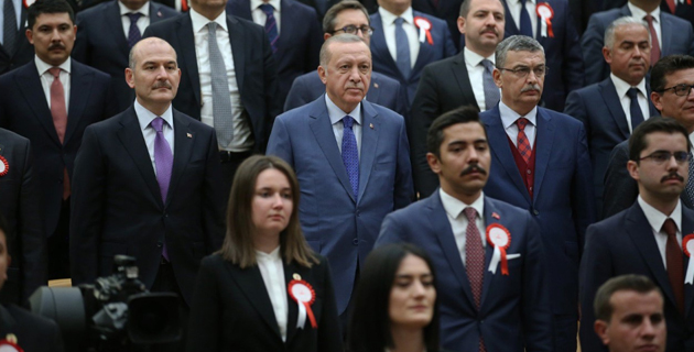 BAŞKAN ERDOĞAN İLE GÜVENÇ YAN YANA