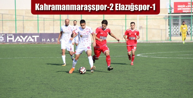 Kahramanmaraşspor-2 Elazığspor-1