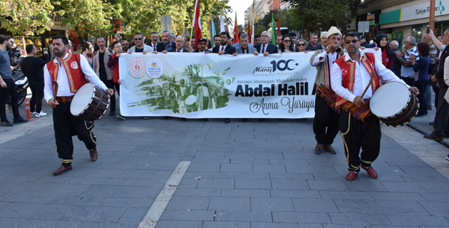 Kahramanmaraş’ta Abdal Halil Ağa’yı anma yürüyüşü düzenlendi
