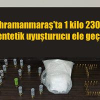 Kahramanmaraş’ta 1 kilo 230 gram sentetik uyuşturucu ele geçirildi