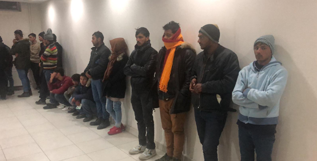 Kahramanmaraş’ta 34 düzensiz göçmen yakalandı