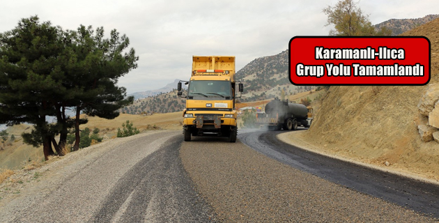 Karamanlı-Ilıca Grup Yolu Tamamlandı