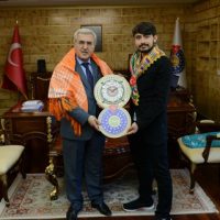Rektör Can, Türkiye’nin En Genç Yörük Türkmen Beyini Kabul Etti