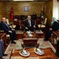 Öçal’dan Rektör Can’a Ziyaret