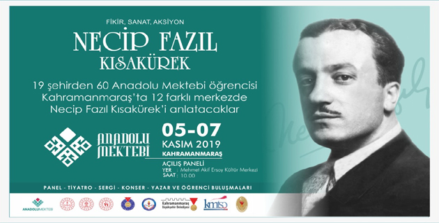 Üstad Necip Fazıl Konuşulacak
