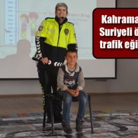 Kahramanmaraş’ta Suriyeli öğrencilere trafik eğitimi verildi
