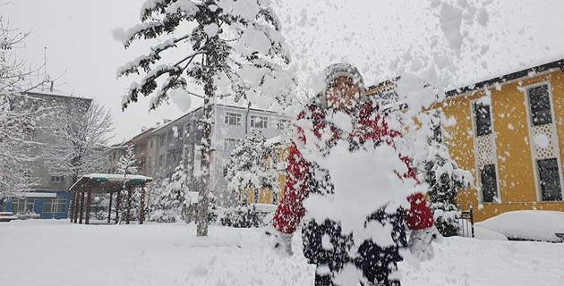 Kahramanmaraş’ta eğitime kar engeli