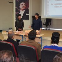 Kahramanmaraş’ta kantincilere ilk yardım eğitimi veriliyor