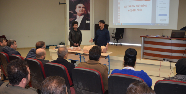 Kahramanmaraş’ta kantincilere ilk yardım eğitimi veriliyor
