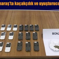 Kahramanmaraş’ta kaçakçılık ve uyuşturucu operasyonu