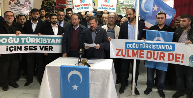 Kahramanmaraş’taki STK’lar Çin’in Doğu Türkistan politikalarına tepki gösterdi