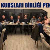 SÜRÜCÜ KURSLARI BİRLİĞİ PEKİŞTİRDİ