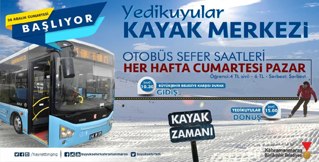 Yedikuyular’a Otobüs Seferi Başlıyor