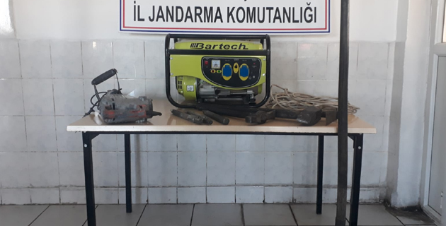 Kahramanmaraş’ta kaçak kazı yapan 3 kişi yakalandı