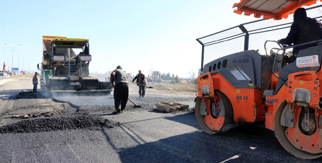 Servis Yolları Asfaltlandı