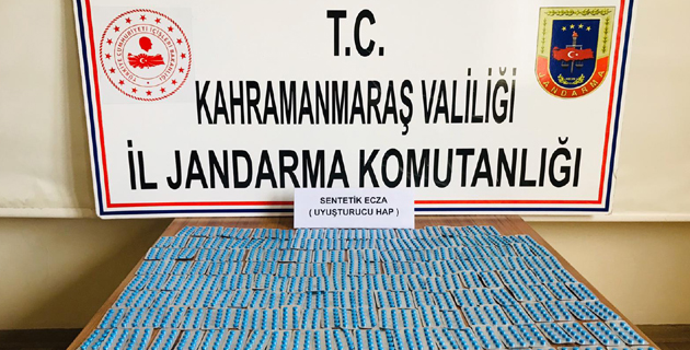 sentetik hap sevkiyatı jandarmaya takıldı