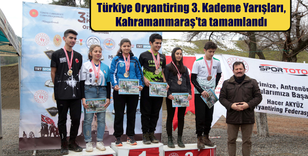 Türkiye Oryantiring 3. Kademe Yarışları, Kahramanmaraş’ta tamamlandı