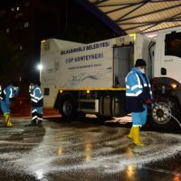 KAHRAMANMARAŞ’TA PAZAR YERLERİNE ÖZEL DEZENFEKTE