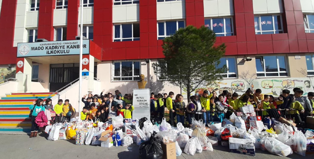 Öğrencilerden İdlib’e Anlamlı Destek