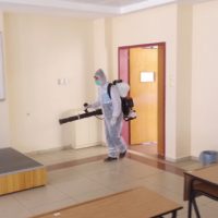 Büyükşehir’den sınav öncesi dezenfekte