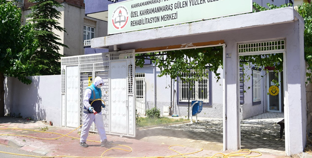DULKADİROĞLU’NDA DEZENFEKTE ÇALIŞMALARI