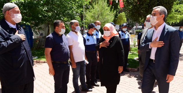 Güngör’den Pazarcık Belediyesine ziyaret