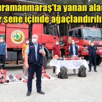 Kahramanmaraş’ta yanan alanlar bir sene içinde ağaçlandırılıyor