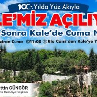 100 Yıl sonra Tarihi Maraş Kalesi’nde Cuma Namazı