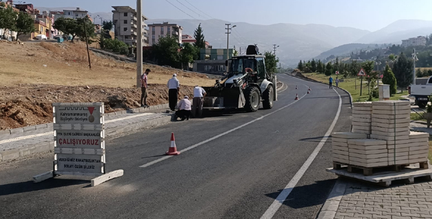 Dereli Mahallesi yolu tamamlanıyor