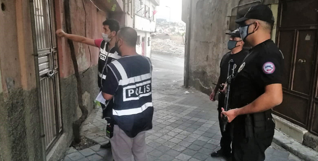 Kahramanmaraş’ta huzur uygulamasında aranan 61 kişi yakalandı