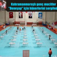 Kahramanmaraşlı genç mucitler “Deneyap” için hünerlerini sergiledi