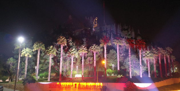 Kahramanmaraş Kalesi ışıklandırıldı