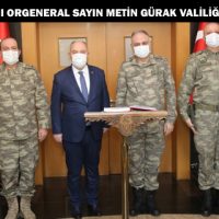 2. ORDU KOMUTANI ORGENERAL SAYIN METİN GÜRAK VALİLİĞİMİZİ ZİYARET ETTİ
