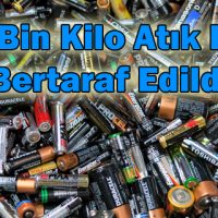 4 Bin Kilo Atık Pil Bertaraf Edildi