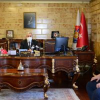 BİK Kahramanmaraş Şube Müdürü Abid Vanlı, Üniversitemiz Rektörü Prof. Dr. Niyazi Can’ı Ziyaret Etti