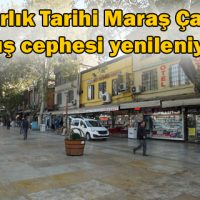 Beş asırlık Tarihi Maraş Çarşısı’nın dış cephesi yenileniyor