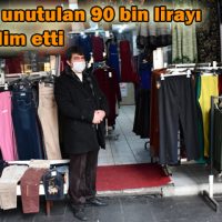 iş yerinde unutulan 90 bin lirayı polise teslim etti
