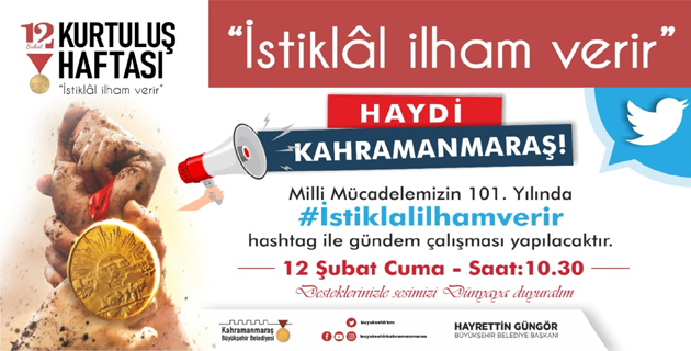 #İstiklalİlhamVerir Gündem Çalışması