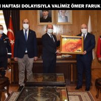 1-7 MART DEPREM HAFTASI DOLAYISIYLA VALİMİZ ÖMER FARUK COŞKUN’A ZİYARET