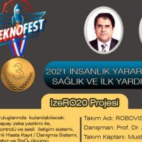 Ksü’den TEKNOFEST 2021’e Katılan ‘RoboVision’ Takımı 3. Oldu