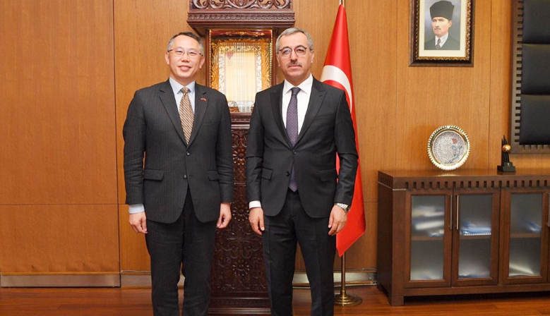 Başkan Güngör, Tayvan Temsilcisi Huang’ı Ağırladı