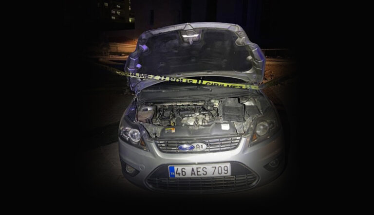 Kahramanmaraş’ta Otomobildeki çakmak gazı tüpünün patlaması korkuttu