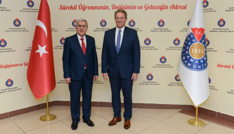 ABD Ankara Büyükelçisi Jeffry Flake KSÜ’yü Ziyaret Etti