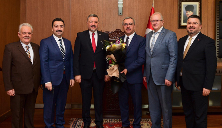 Serbest Muhasebeci Mali Müşavirler Odası’ndan Başkan Güngör’e Ziyaret