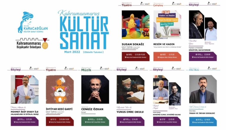 Mart Kültür Sanat Etkinlikleri Açıklandı