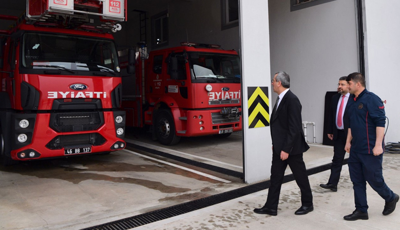 Hayrettin Güngör Türkoğlu Yeni Hizmet Binasında incelemede bulundu