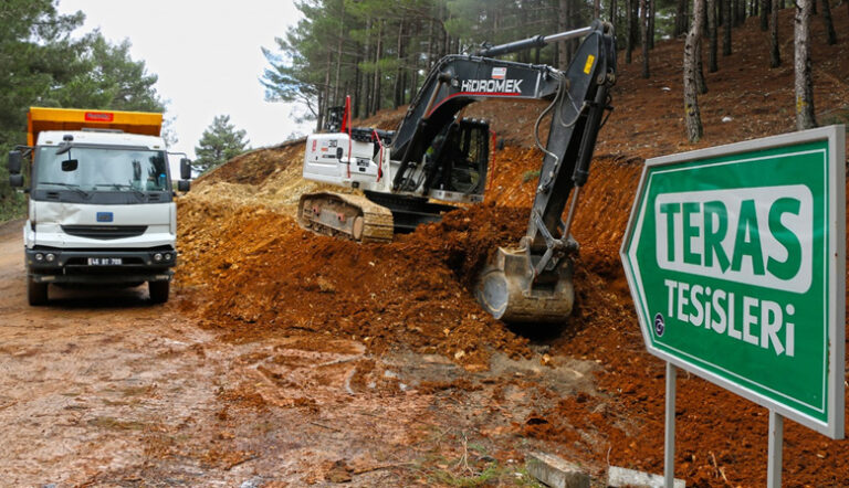 Seyir Terası’nın Yolu Genişletiliyor