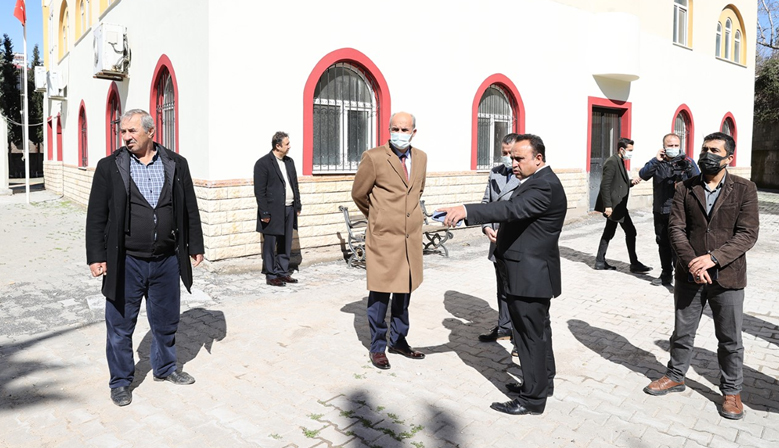 DULKADİROĞLU’NDAN HACI SAADET CAMİ’NE ÇEVRE DÜZENLEMESİ