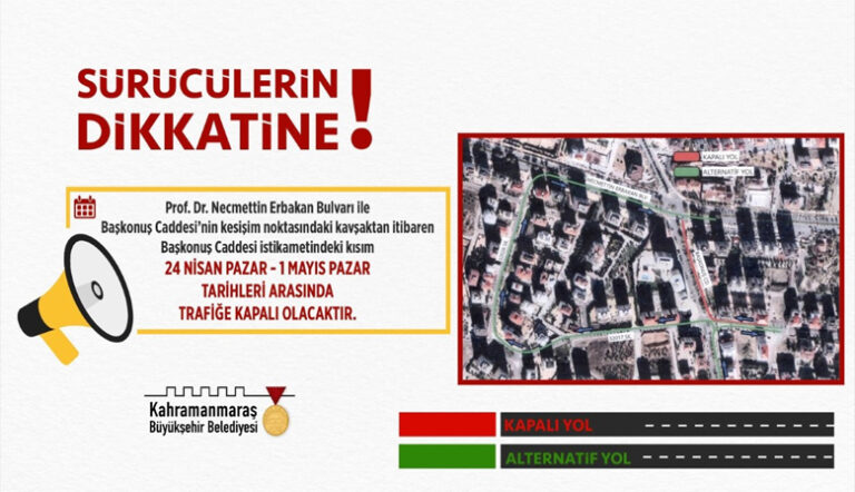 KAHRAMNAMARAŞ’TA SÜRÜCÜLERİN DİKKATİNE!