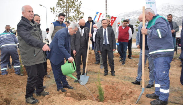 KSÜ 30. Yılında, Pazarcık, Afşin, Andırın ve Göksun’da 30 Bin Fidanı Toprakla Buluşturuyor